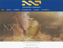Tablet Screenshot of nxtcrypto.org